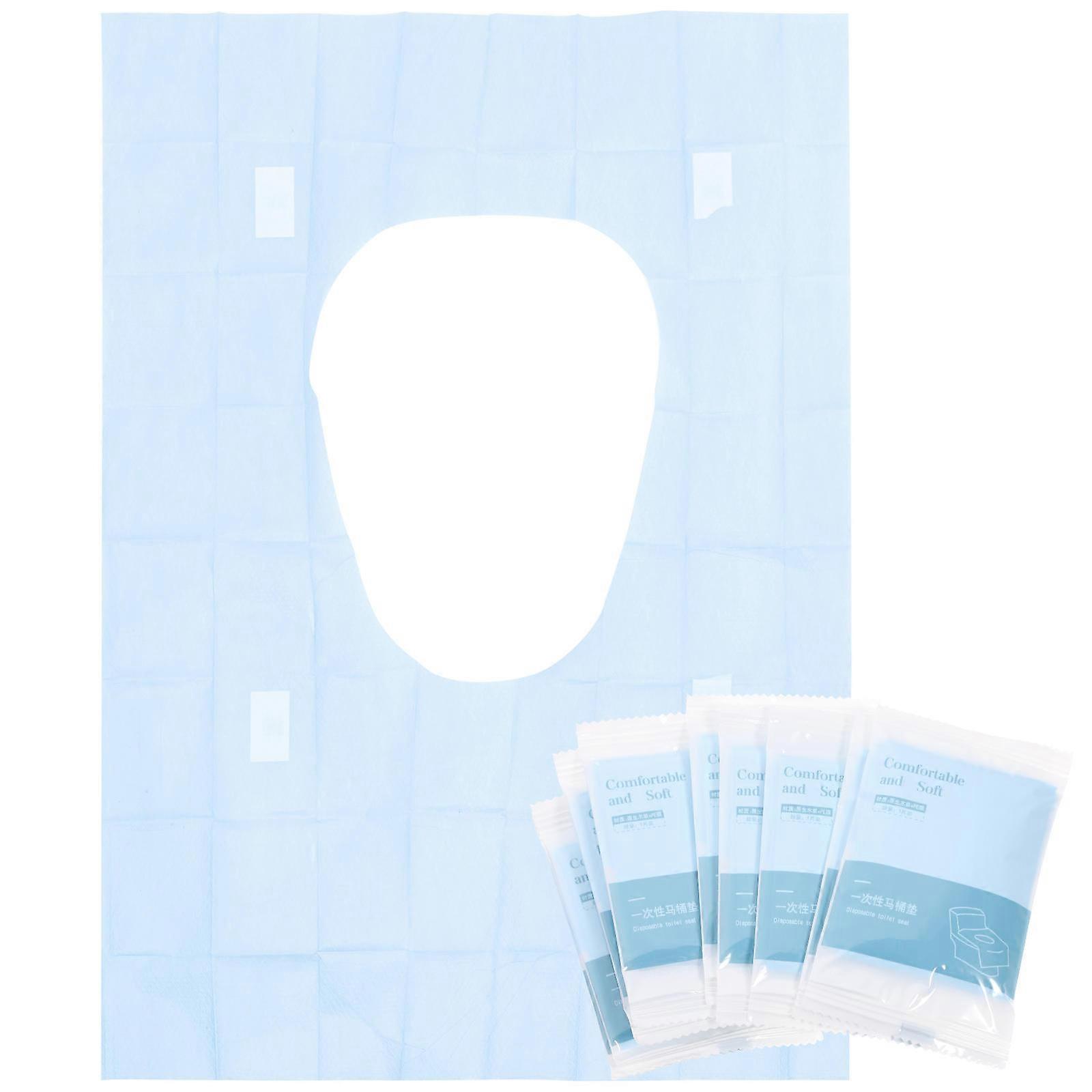 Travel Toilet Seat Cover Disposable For Public Restrooms Children 60x40cm Assorted Color 10Pcs
