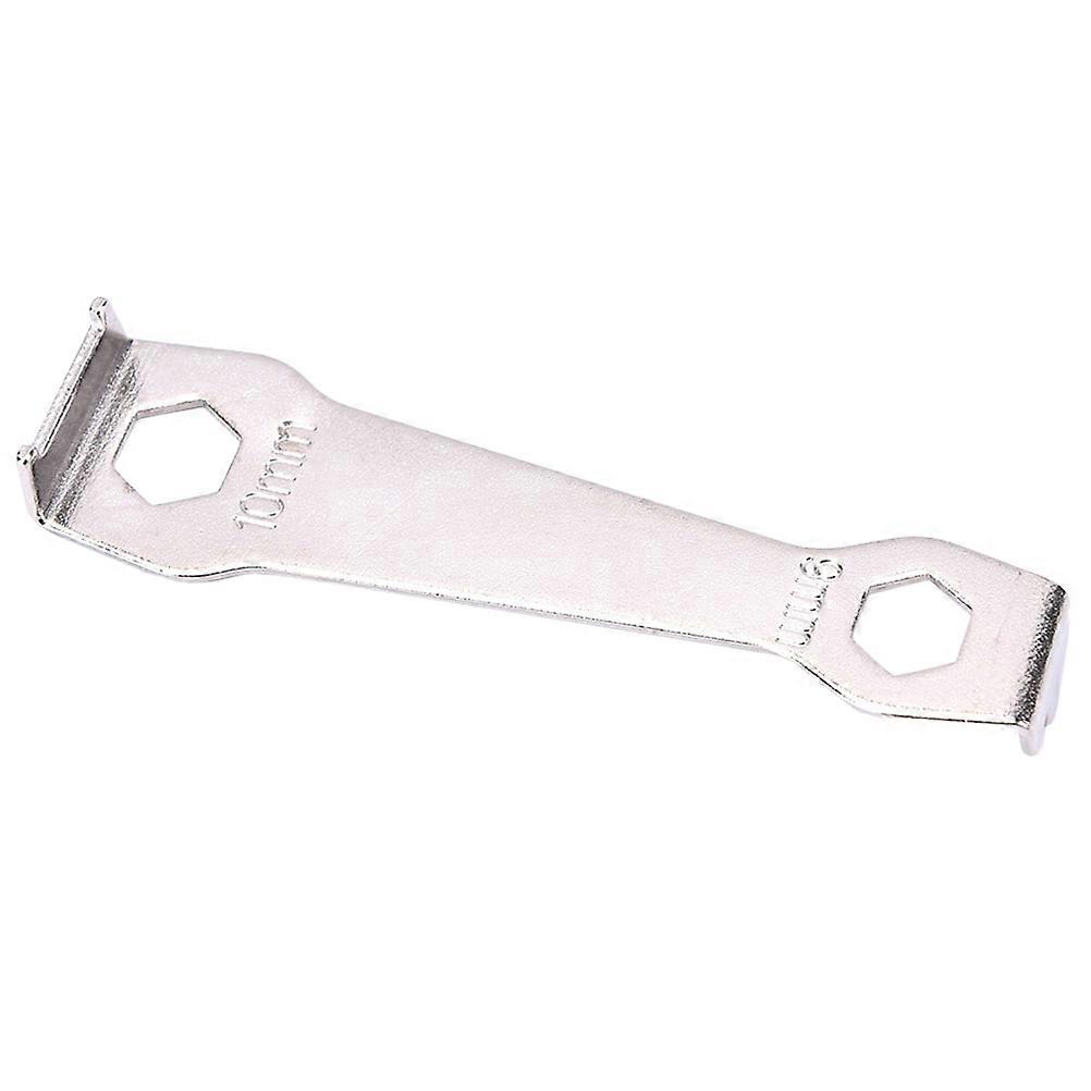 Crank Puller Bike Tool Crankset Spanner Bicycle Maintenance Ergonomic Bend Design Silver 2Pcs