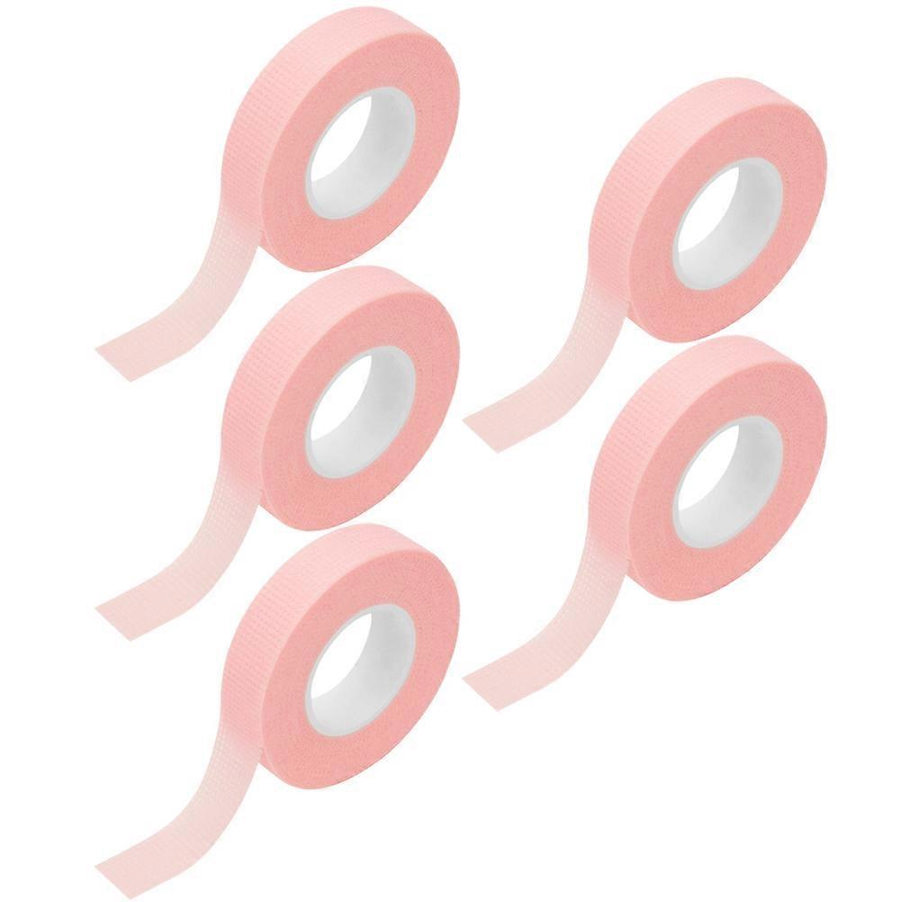 5pcs Breathable Eyelash Grafting Tape for Makeup Salons – Skin Friendly Adhesive for Lash Extensions and False Lash Application, Comfortable and
