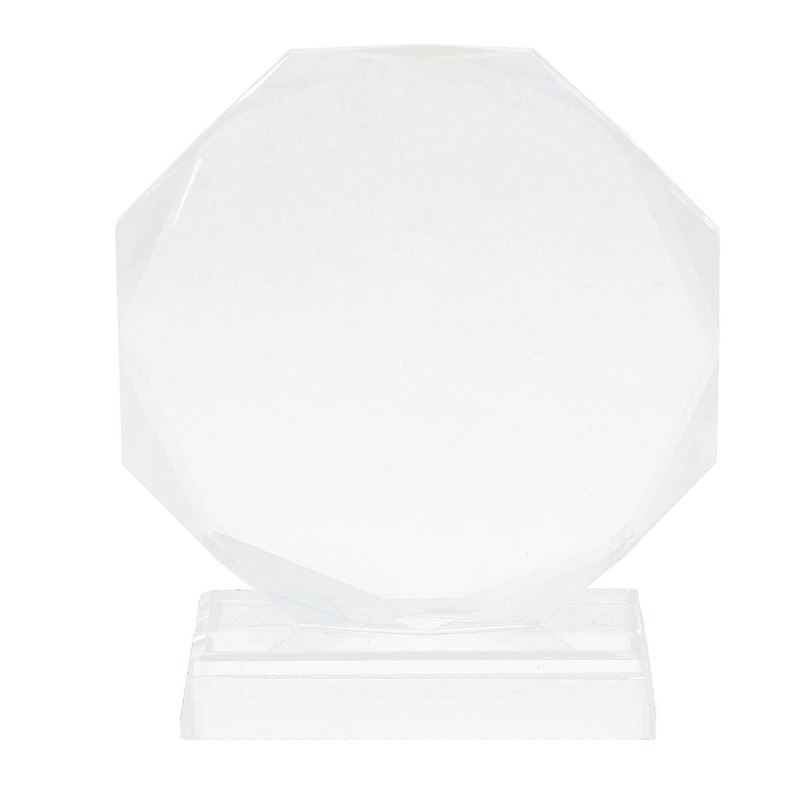 Transparent Crystal Trophy Decorative Trophy for Decoration Delicate Prize