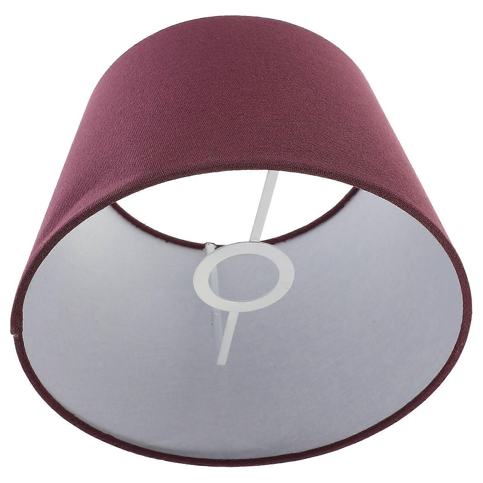 Cloth Lampshade Decorative Lamp Shade Replacement Lamp Shade Floor Lamp Shade Square Purple 25x25x18cm Light Diffusion 1Pcs