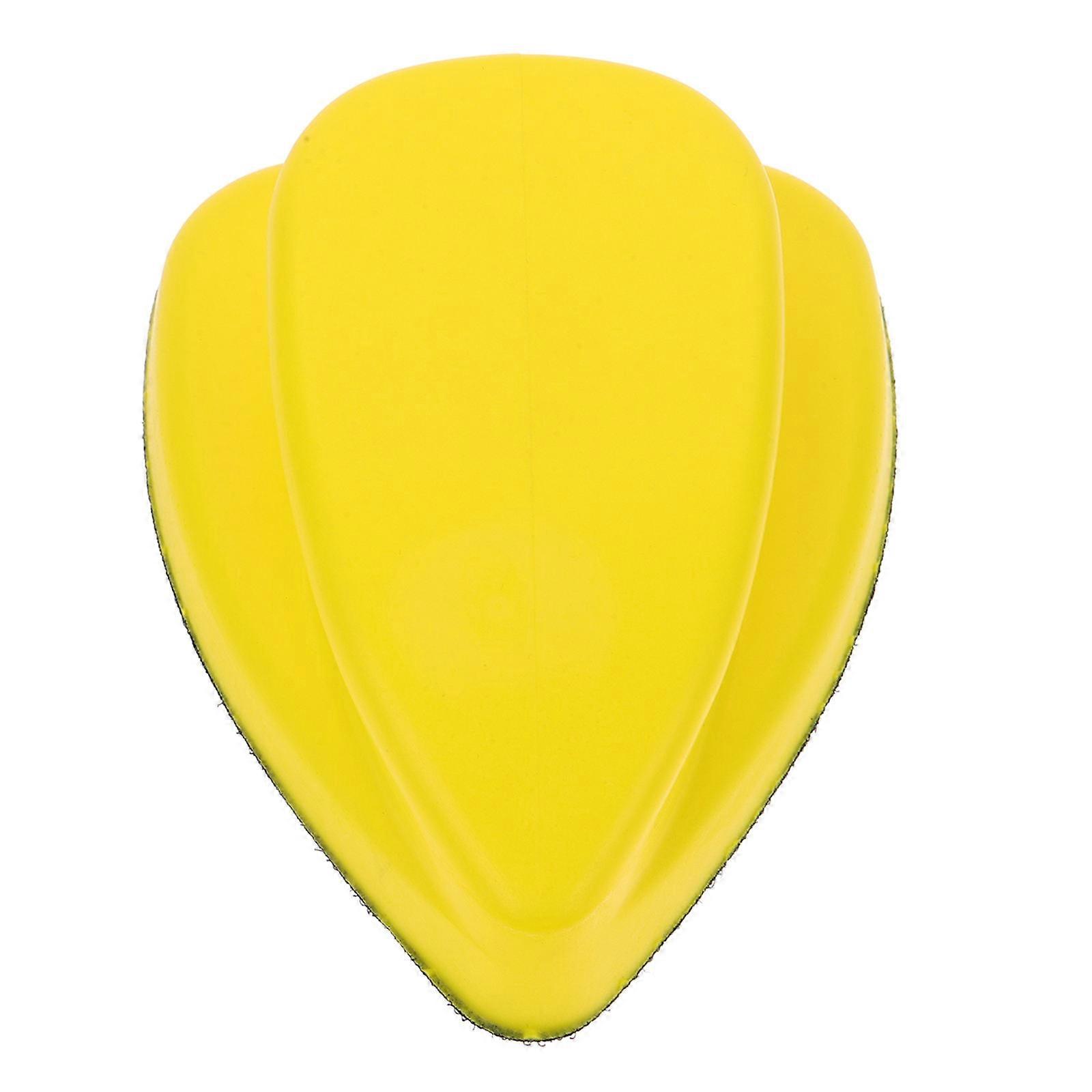 Manual Sanding Tool Sanding Pads For Woodworkers Yellow 5.46X3.89X1.77IN Sandpaper Backing 1Set