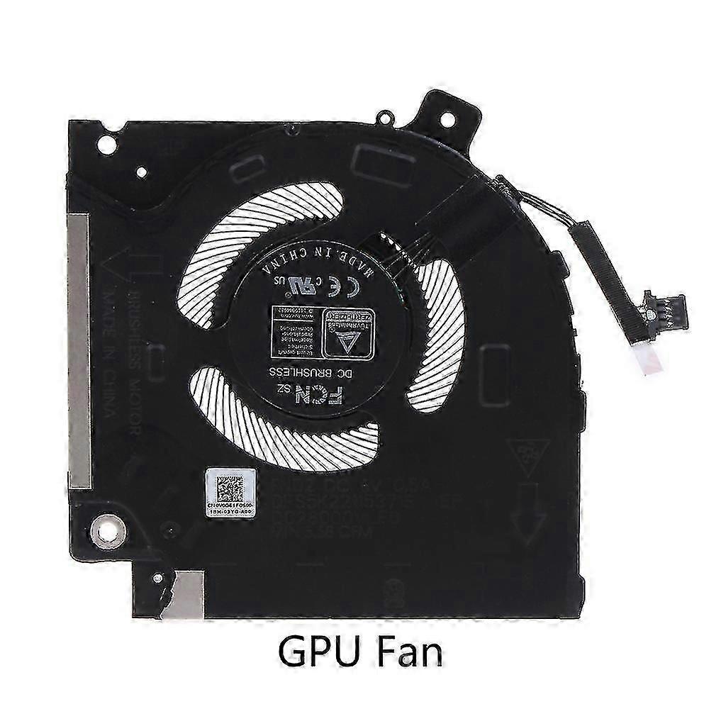 Laptop Cpu Gpu Cooling Fan Cooler For Dell Alienware X15 R1 Fan Rtx30 Nd85c37/8