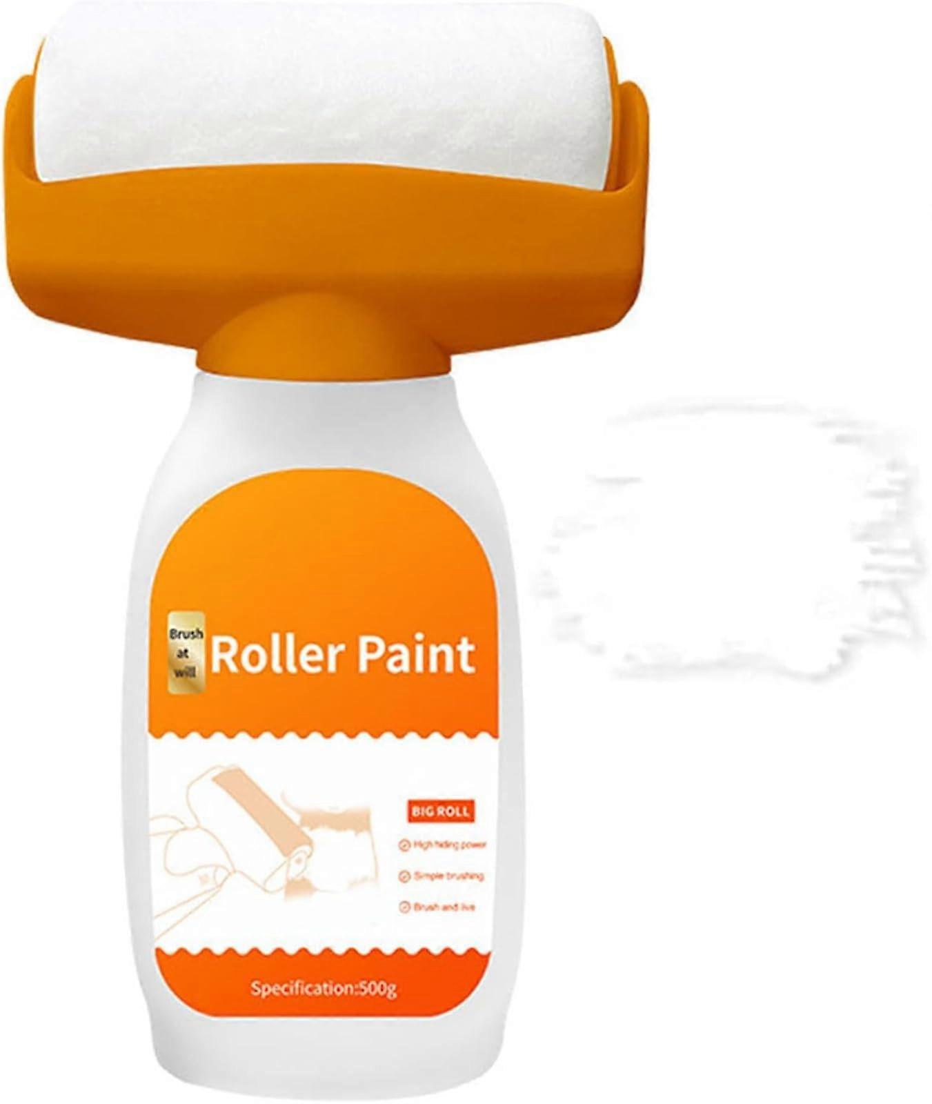 Wall Repair Roller Paint Spackle Roller For Wall Repair All In One Wall Fix Tool Small Patch Roller Brush White