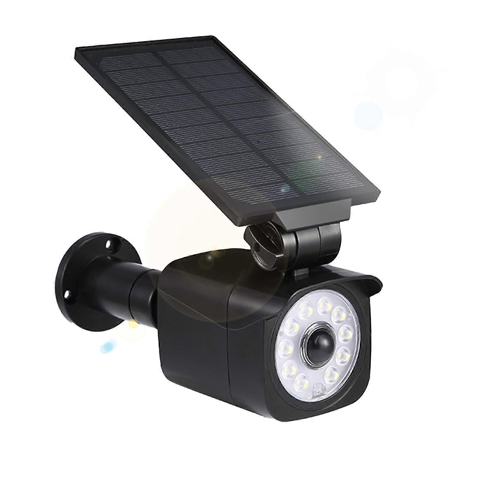 Dummy Camera with Solar Lamp, Motion Sensor, 3 Modes, IP67, LED Bulbs (All in One)