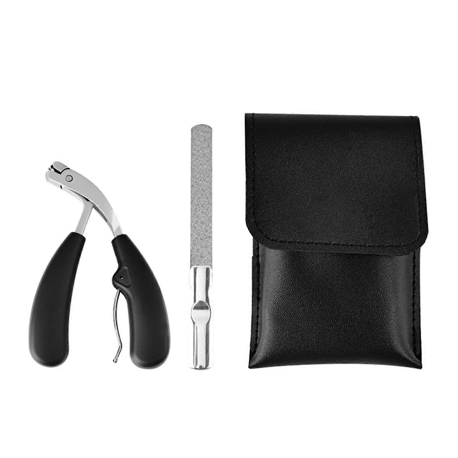Toenail clippers for thick toenails, sharp, sturdy nail cutters, angled head, toenails, clipper with wide jaw opening