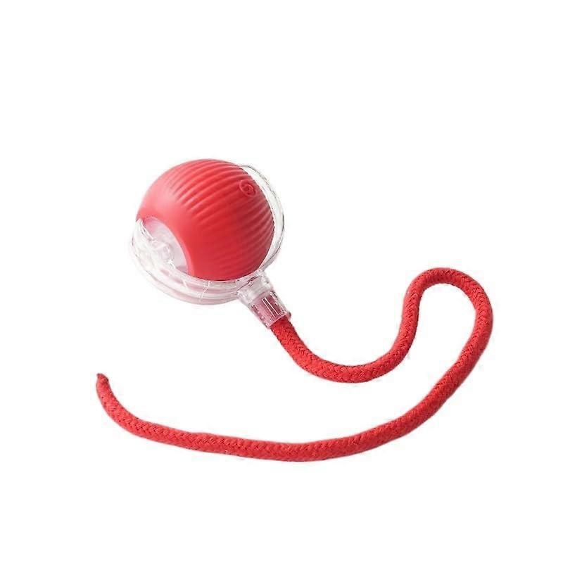Intelligent Interactive Ball for Cats Electric Roller Ball Silicone Cat Toy with Long Tail Teaser USB Rechargeable 19