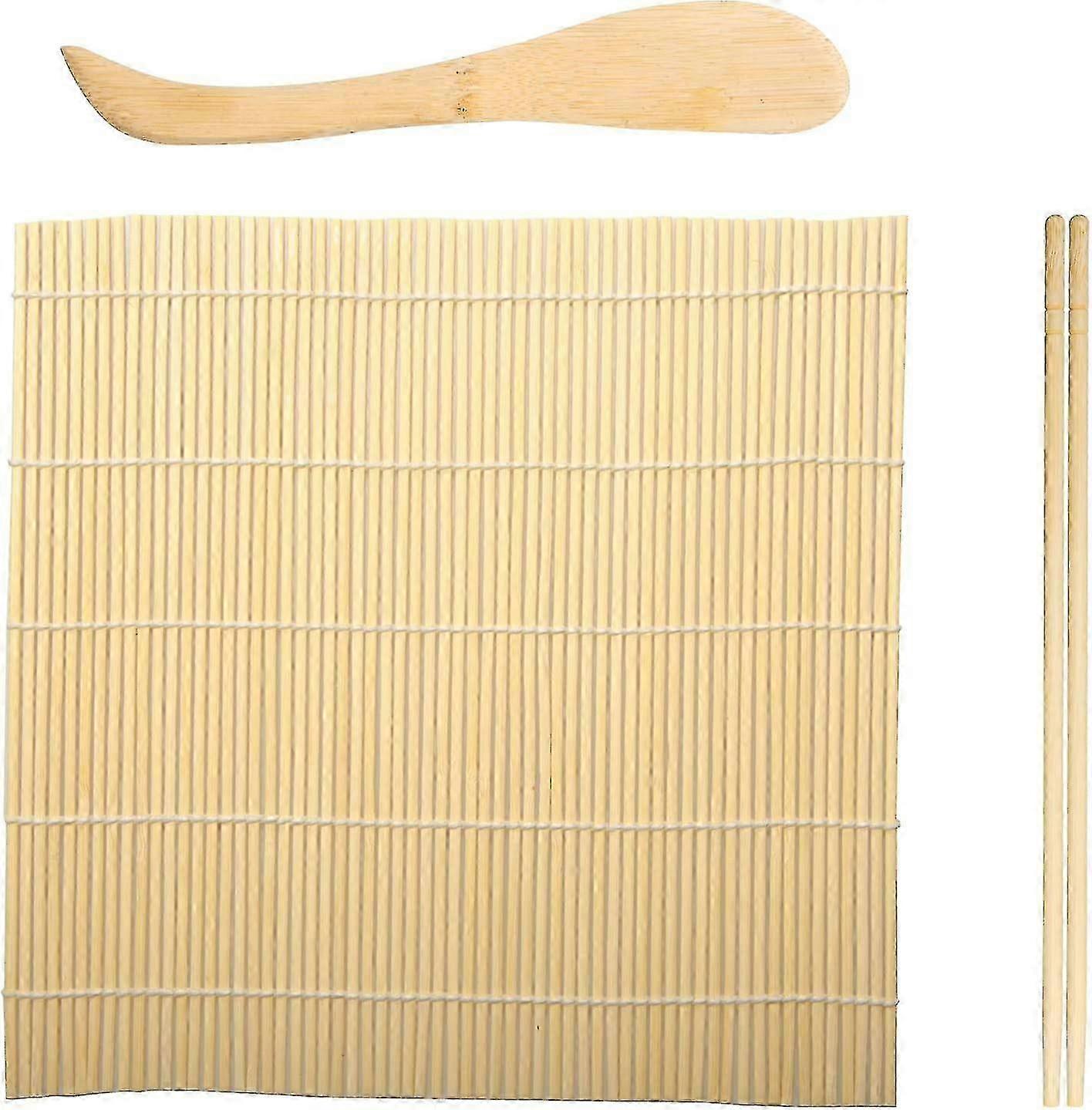 Bamboo Sushi Roller Mat - Sushi Making Kit (4pcs)