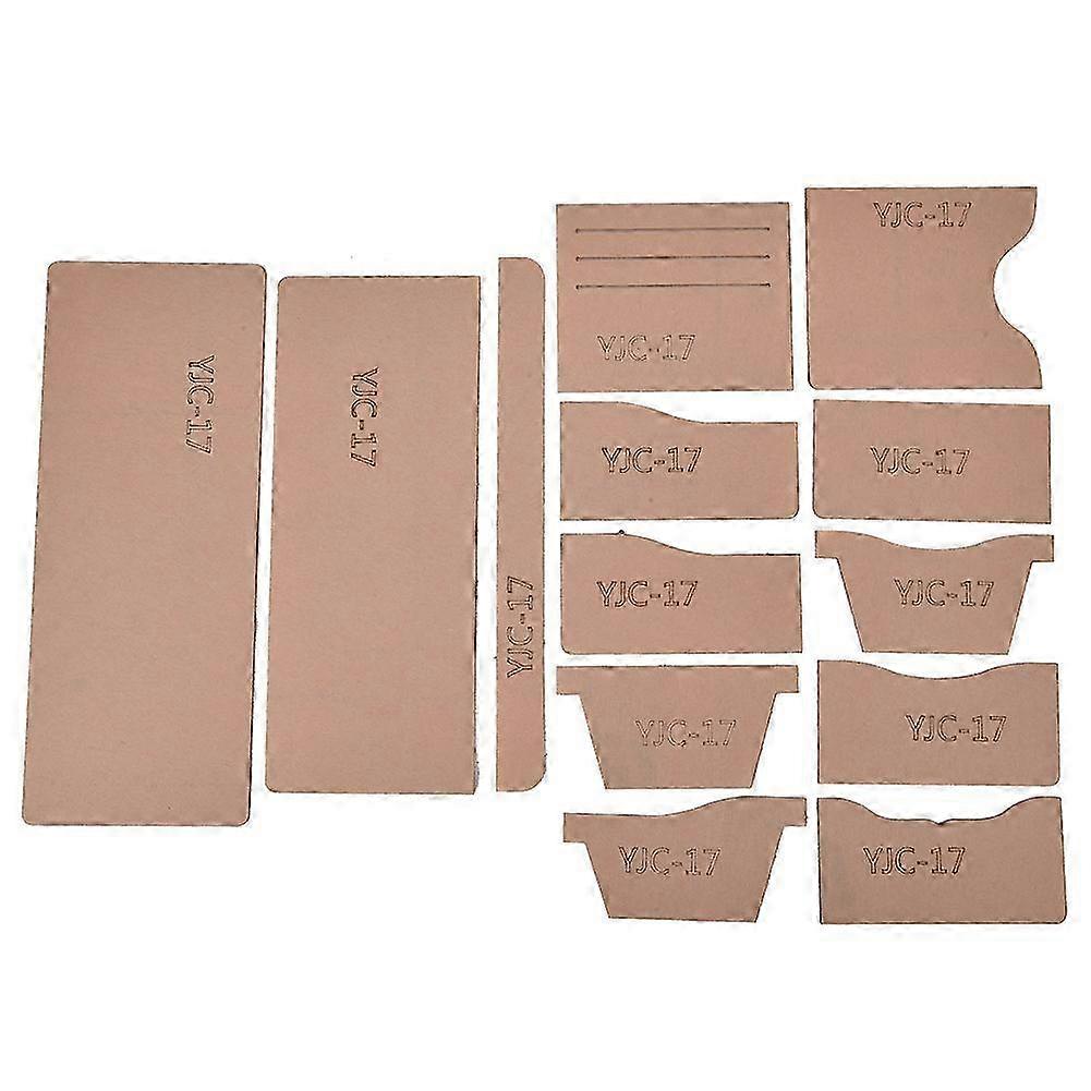 Transparent Acrylic Wallet Pattern Template for DIY Short Purse