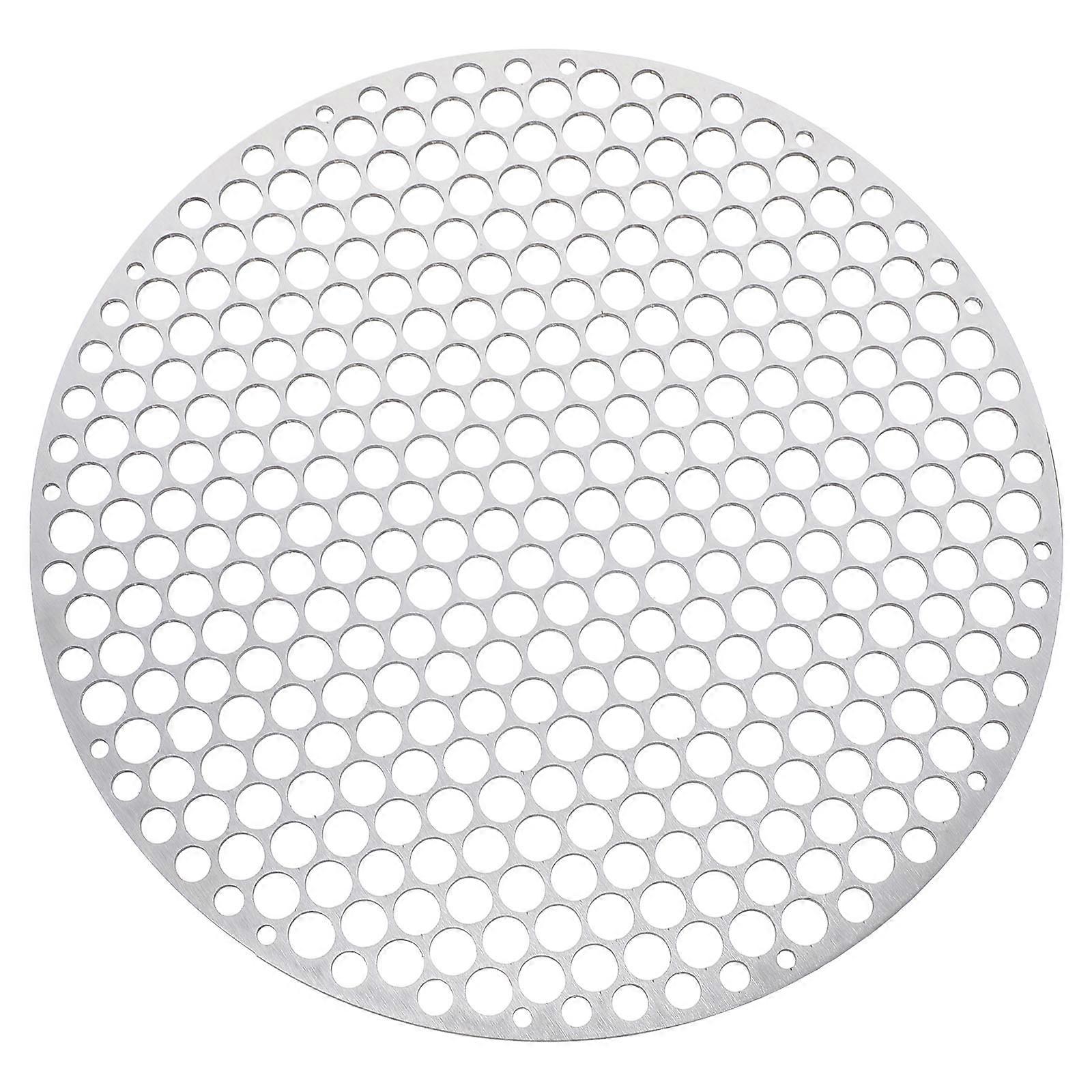 Grille Grill Net Round Grill Net Stainless Steel Barbecue Mesh Outdoor Bbq Grilling Mat Prevents Food From Falling Through Grates 1Pack