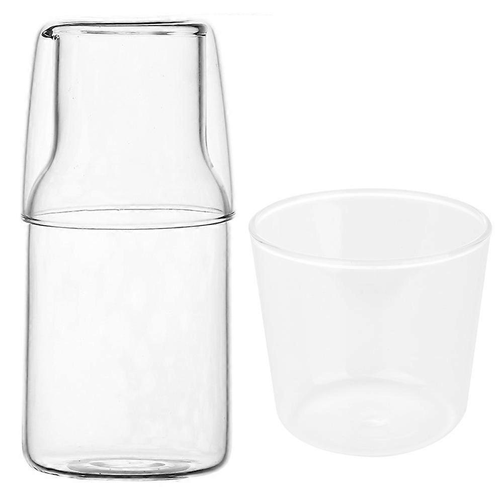 Glass Water Bottles Multi-Function Glass Jug Household Users 1Set