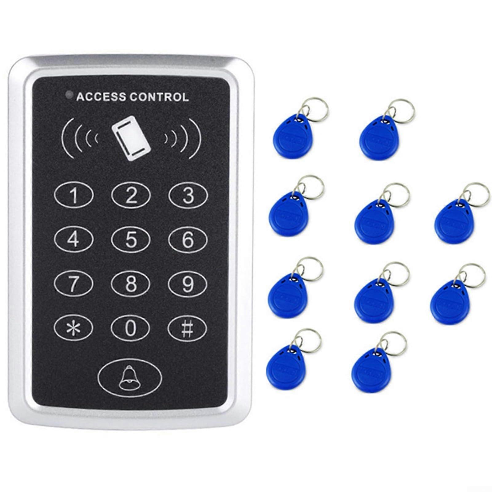 Robust keyboard card reader for security in home and office environments (AC 10 color keys)