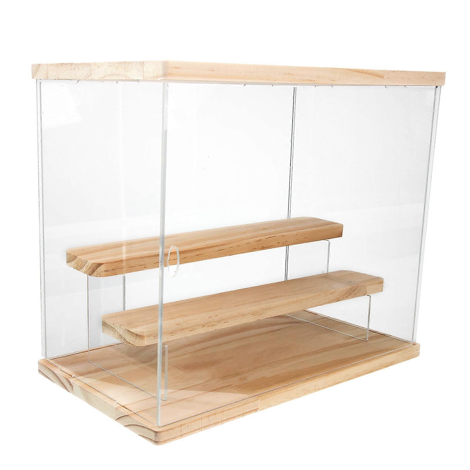 Showcase Display Cabinet For Mini Figure Simple Style Collectible Organizer 32x26cm 1Pcs