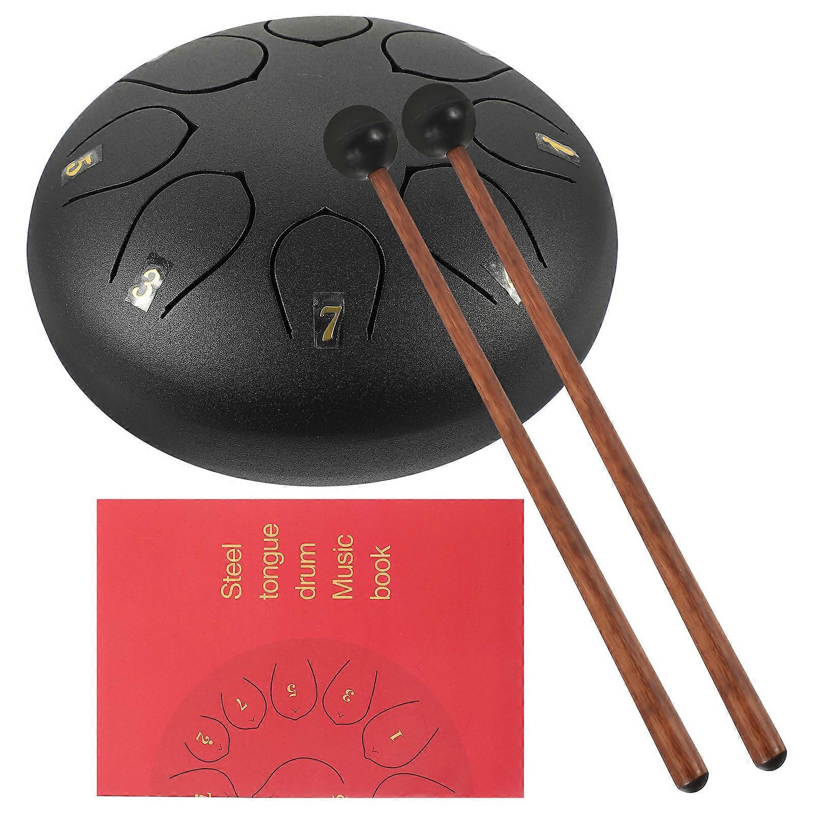 Starter Drum Set Tongue Drum Percussion Tongue Drum Beginner Use 15.3x8cm 1 Set