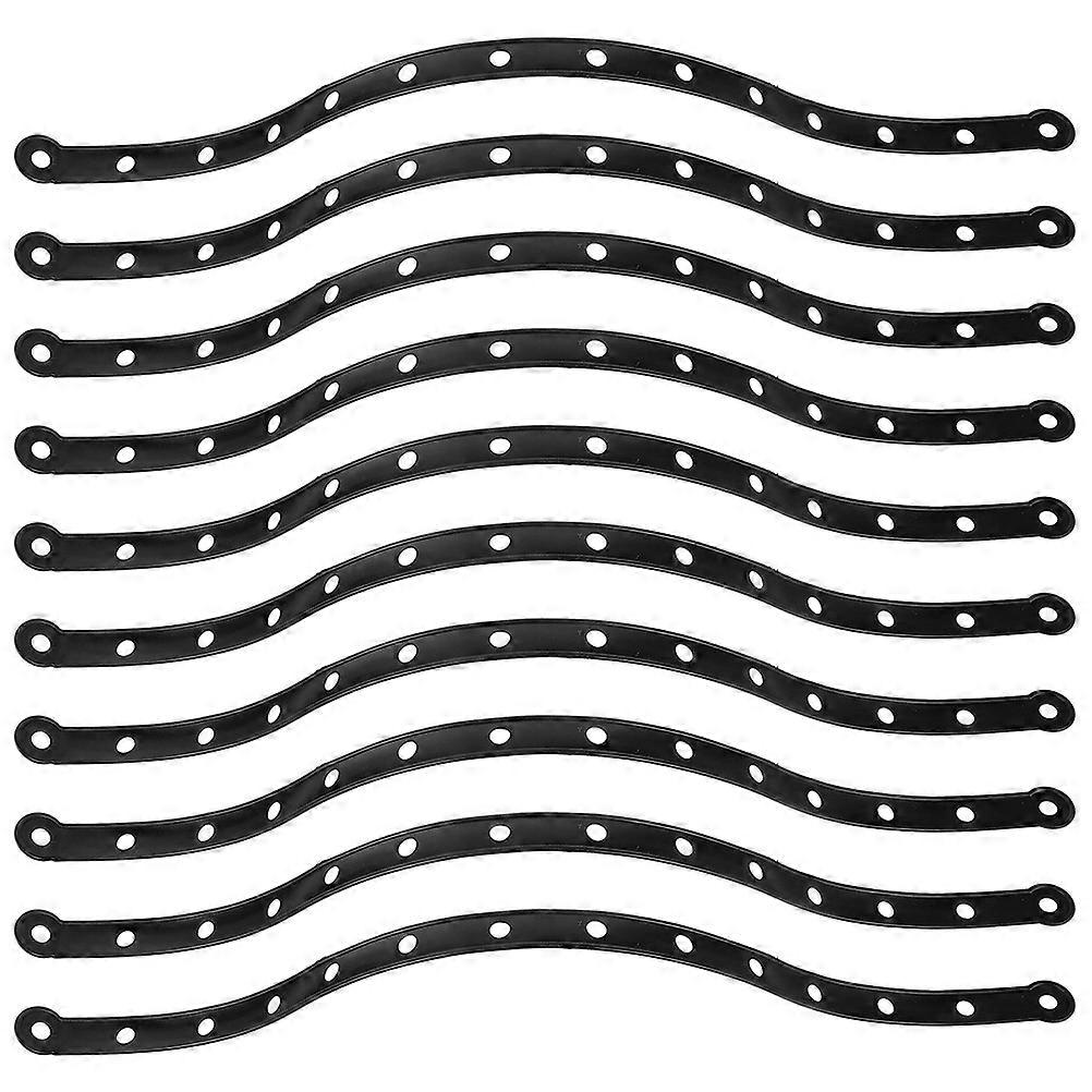 Plastic Hanger Connecting Strips for Clothes Display – Versatile Hanging Strips for Clothing Store Organization – Classic Black Design – Easy to Use