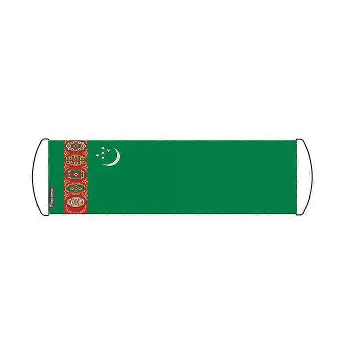 Flag - Multicolor - Turkmenistan - 24 x 70 cm - Waterproof fabric - Double-sided print