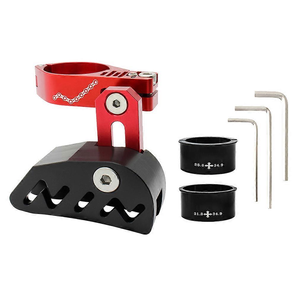 Mountain Bike Chain Guide Chain Tensioner Single Disc Chain Guide Off-Road Cycling Aluminum Alloy Anti-Chain Jump 1 Set