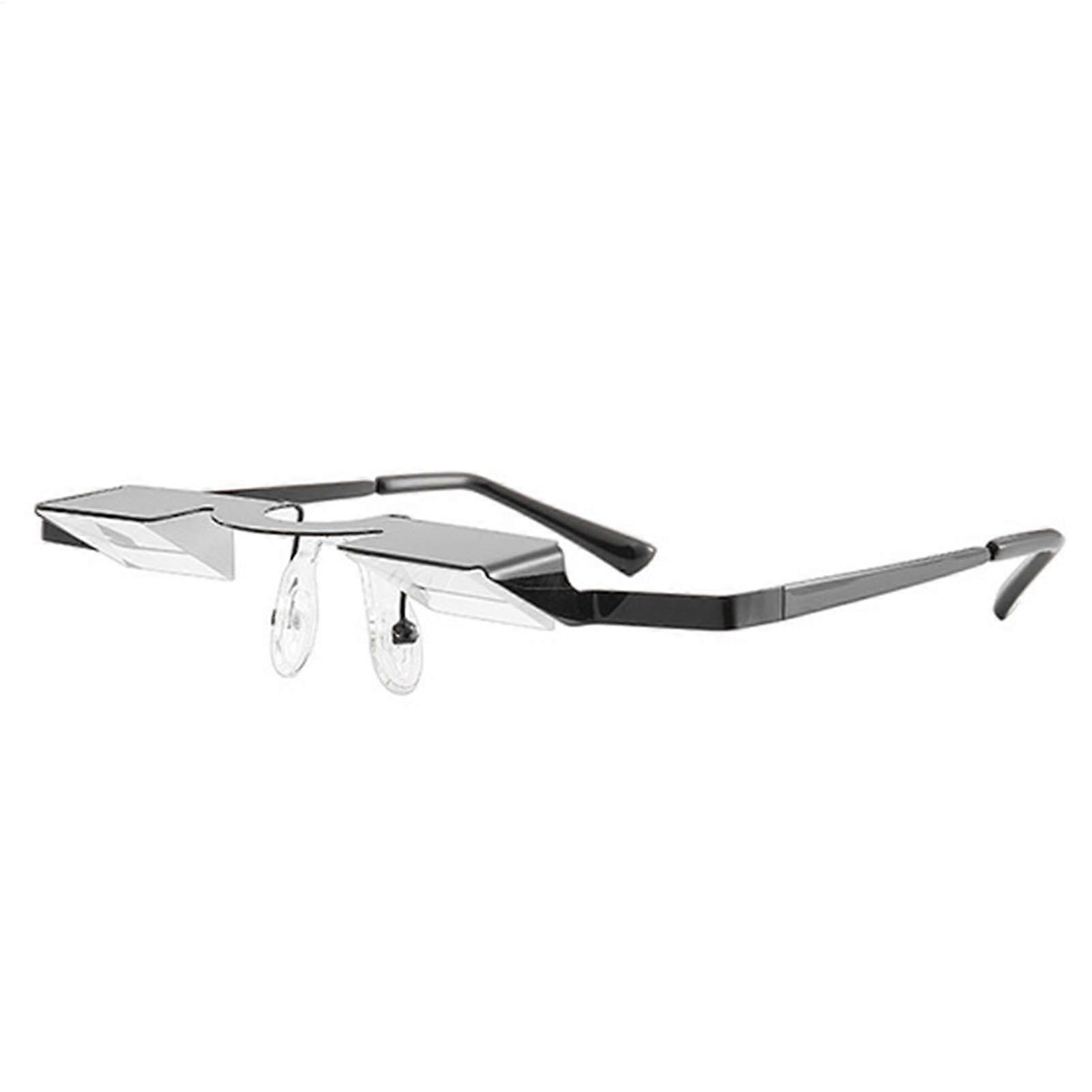 Bed Prism Glasses, Lazy Reading Glasses, Horizontal Viewing Glasses, Black