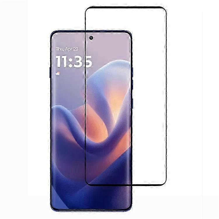 Motorola Edge 60 Pro 5G Screen Protector 3D Curved Tempered Glass with Side Glue