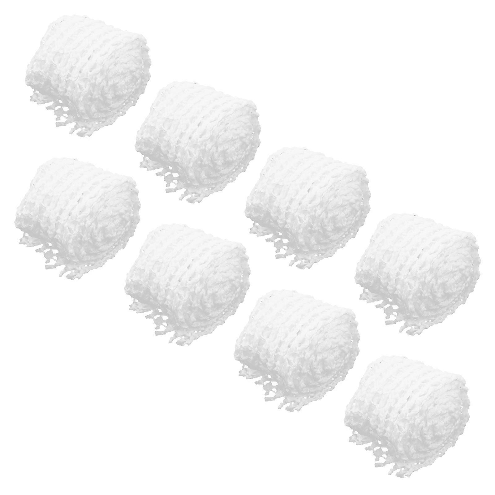 8pcs Cotton Elastic Meat Netting Bags for Convenient Pork Sausage Making