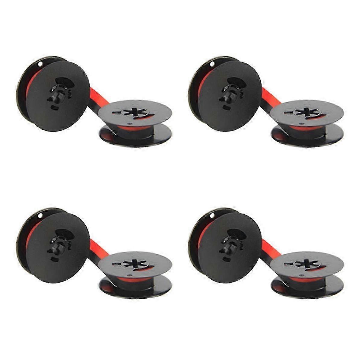 4Pcs Typewriter Ribbon Twin Spool Typewriter Ribbon Ink Twin Spool Ink Replacement Part for Most Typ