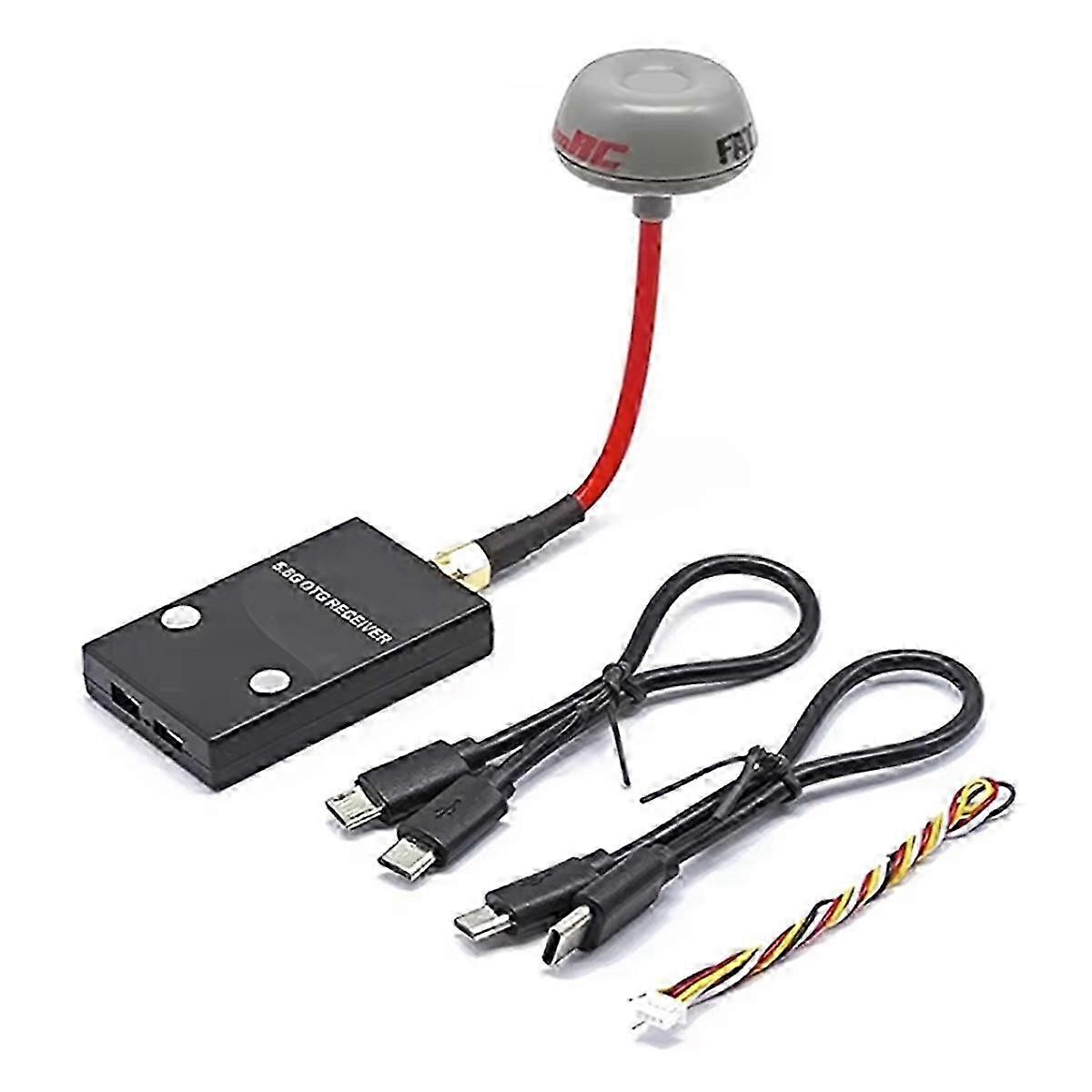 5.8G 56CH Mini FPV Receiver UVC Video Downlink OTG for Android Mobile Phone Smartphone FPV QuadcoptBlack SZRH A-S1284