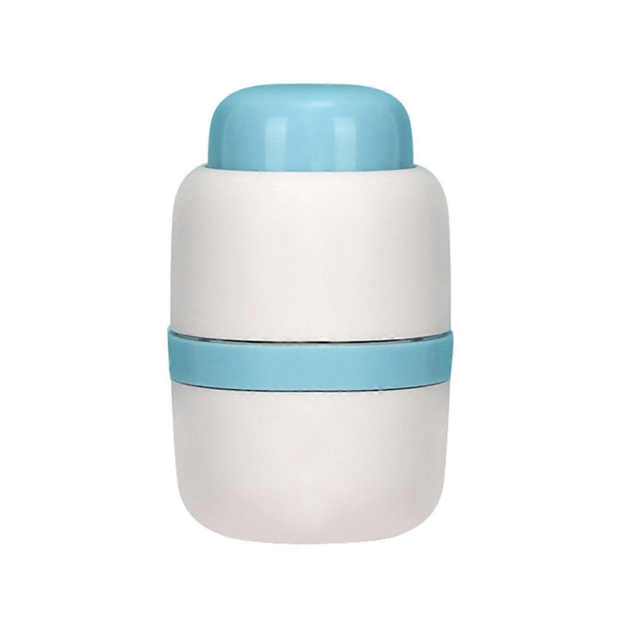Pill Divider, 2 in 1 Pill Cutter and Splitter with Storage Box, Travel-Friendly for Kids and Seniors, Ergonomic Design