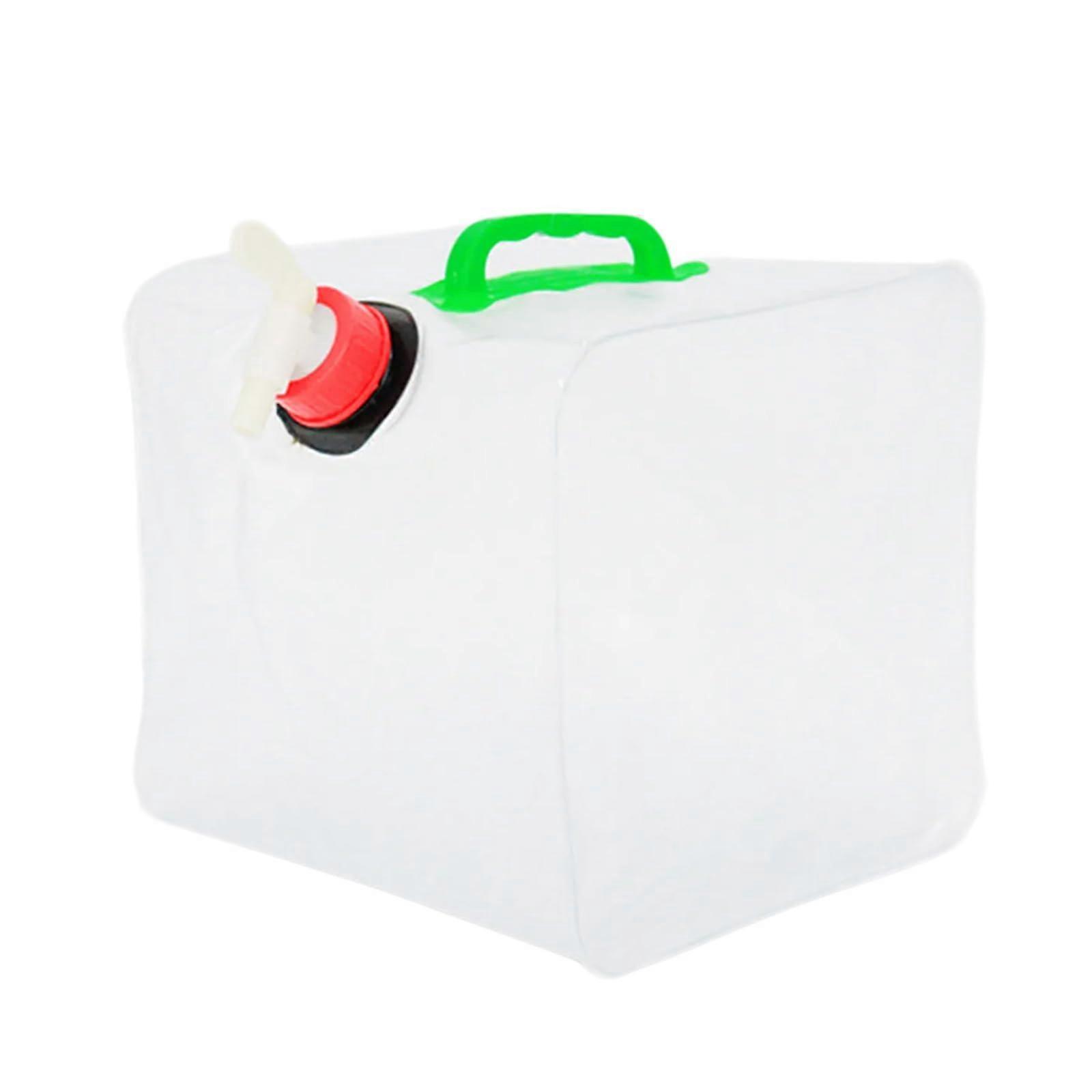 Foldable Water Container with Tap Portable Camping Water Carrier Leakproof Storage Bag Foldable Drinking Storage Bag 10L