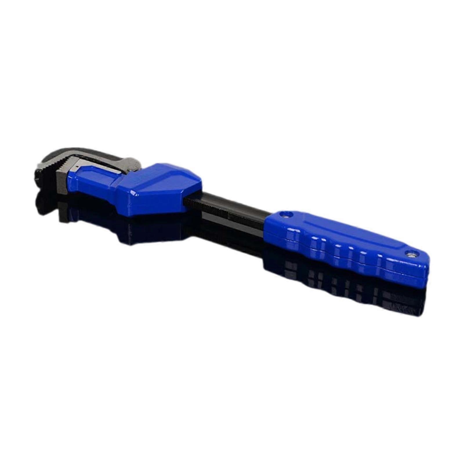 Adjustable water pipe wrench for industrial applications, straight plumber's wrench