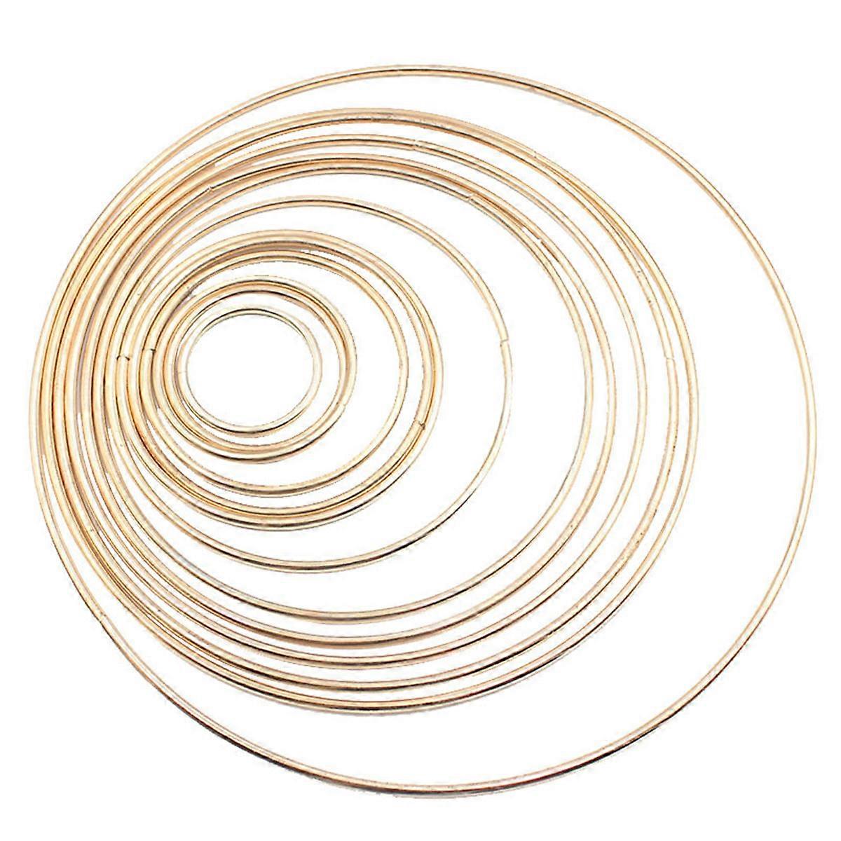 Dreamcatcher Rings For Craft Set 35mm Macrame Creations 10Pcs