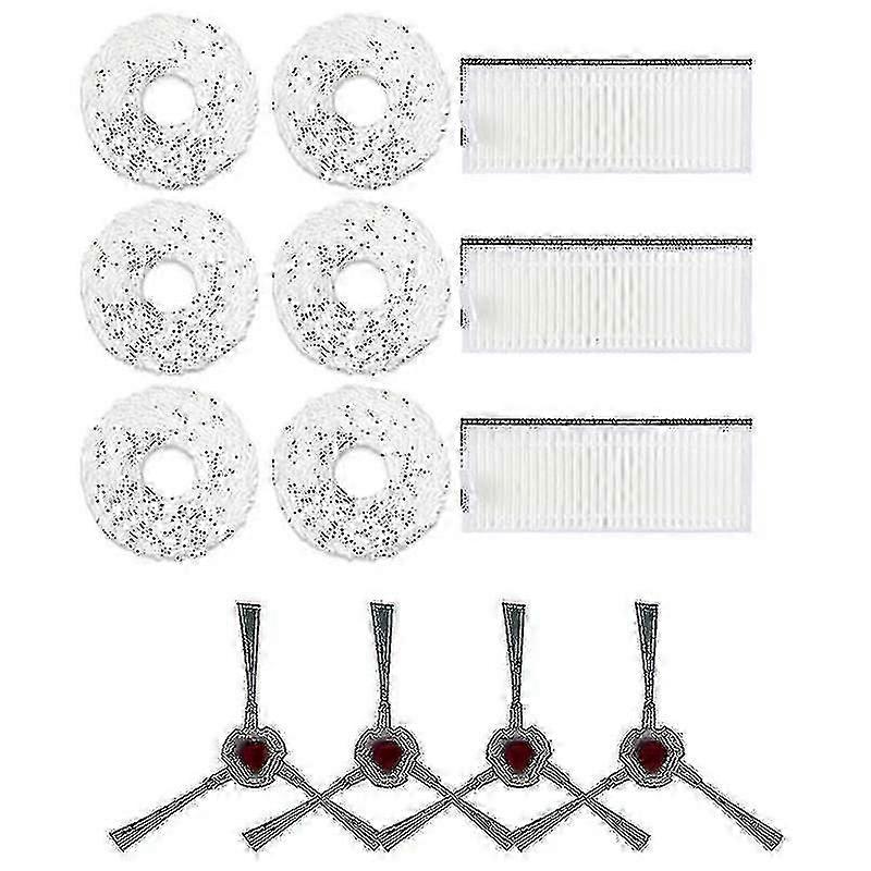 Ecovacs Deebot N9+ 掃除機と互換性のある 13 ピース アクセサリ キット - 最適な掃除のためのフィルターと必須部品が含まれています