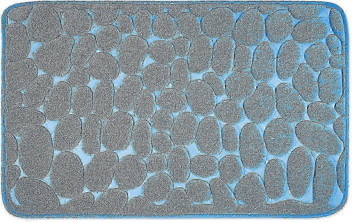 Non-slip Memory Foam Bath Mat - Bath Mat 50 X 80 Cm - Blue 2025