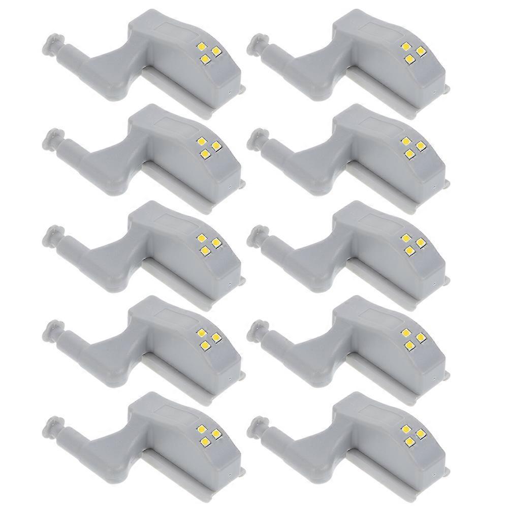 Cabinet Door Hinge Lights Under Counter Cabinet Lights Home Use 4.85X4CM ABS 20Pcs