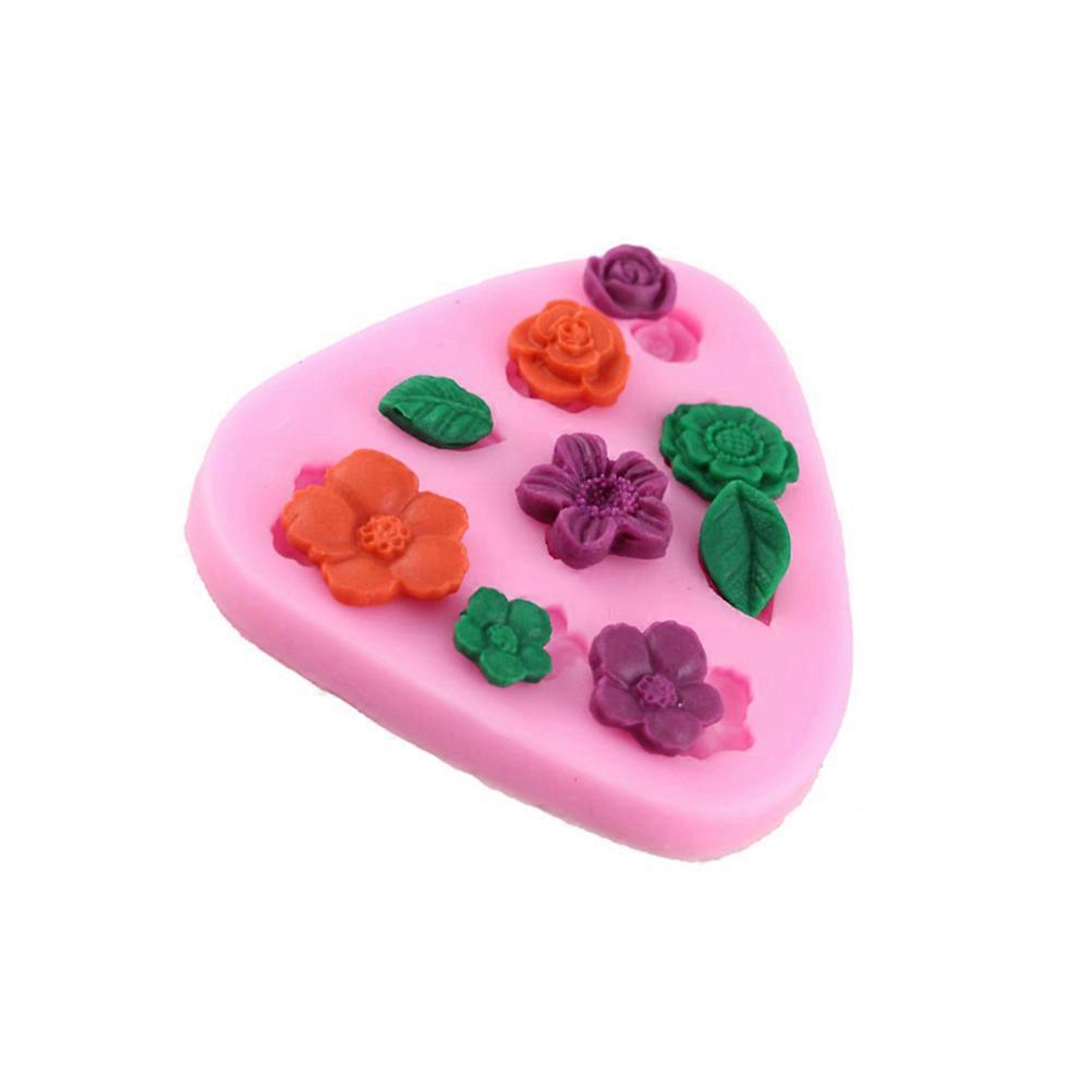 Pink Silicone Baking Molds for Cakes and Fondant Easy Clean Nonstick Bakeware for Home Baking 10.5x7.5 Inches