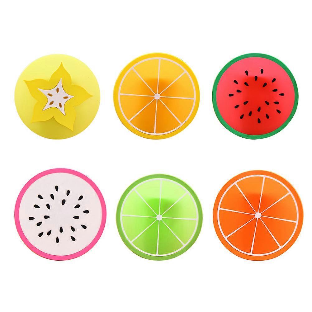 Silicone Coasters with Non Slip Heat Resistance for Home Cafe Restaurant Use Assorted Color