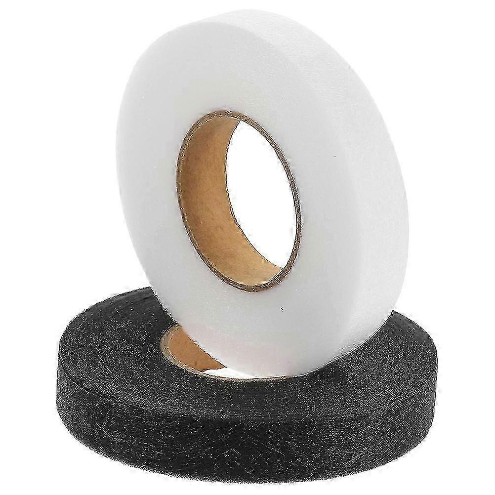 2 Rolls of Adhesive Hem Tapes - DIY Hemming Tape for Curtains & Clothes Seam Repair - Easy to Use Fabric Tape