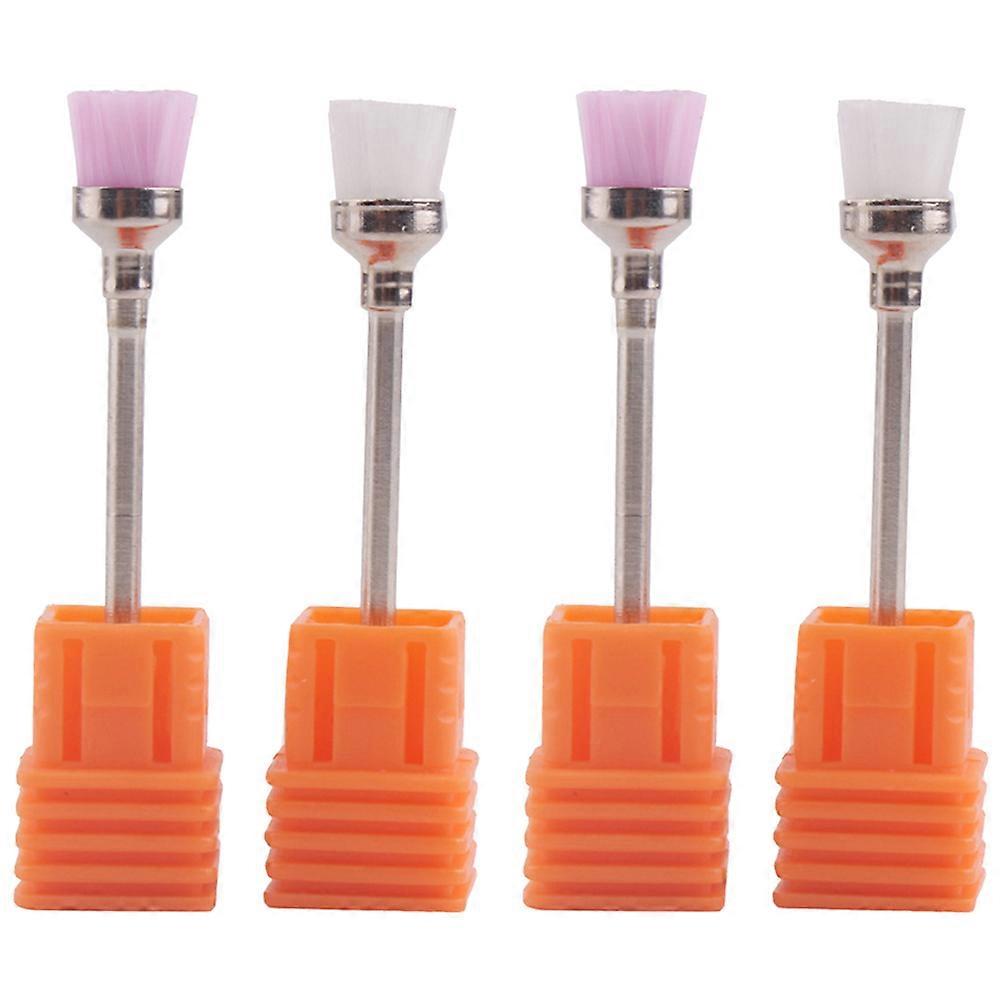 Dust Removal Brush 4Pcs Nail Dust Brush Assorted Color Small Dirt Cleaning Tool For Manicure Nail