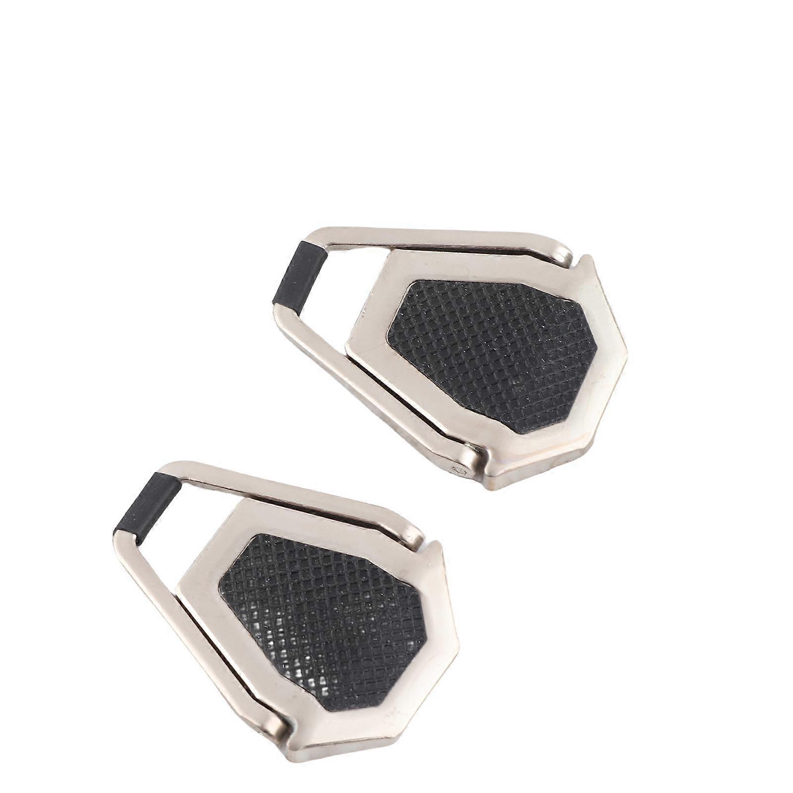 Portable Foldable Laptop Stand Zinc Alloy Small Size Shield Type Bracket with Strong Bearing and Efficient Heat Dissipation for Desk Use