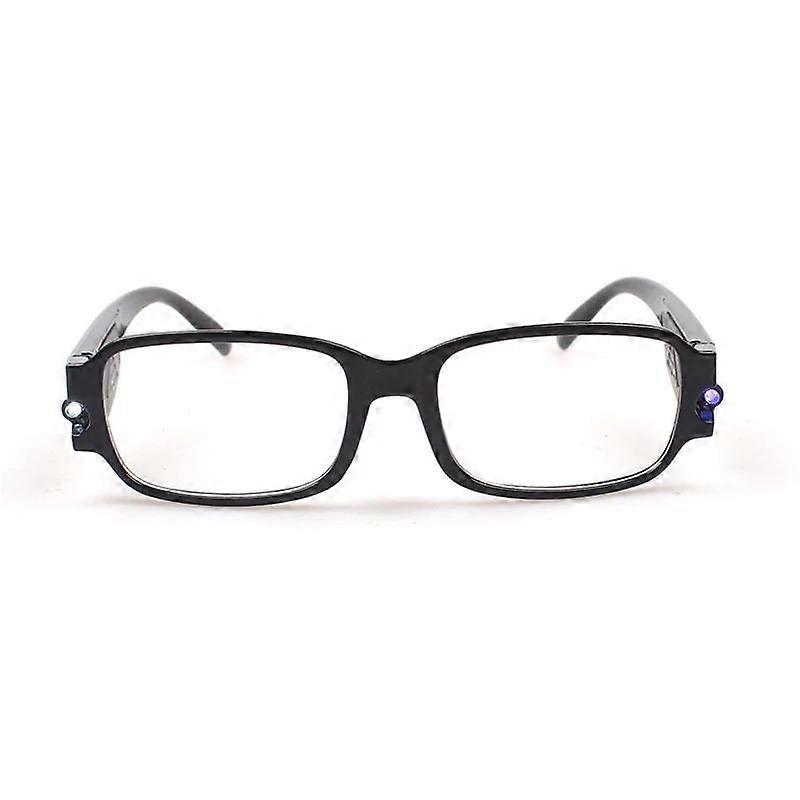 Multi Strength Reading Glasses with LED Unisex Eyeglasses Spectacle Diopter Magnifier Light Up Night Presbyopic Glasses