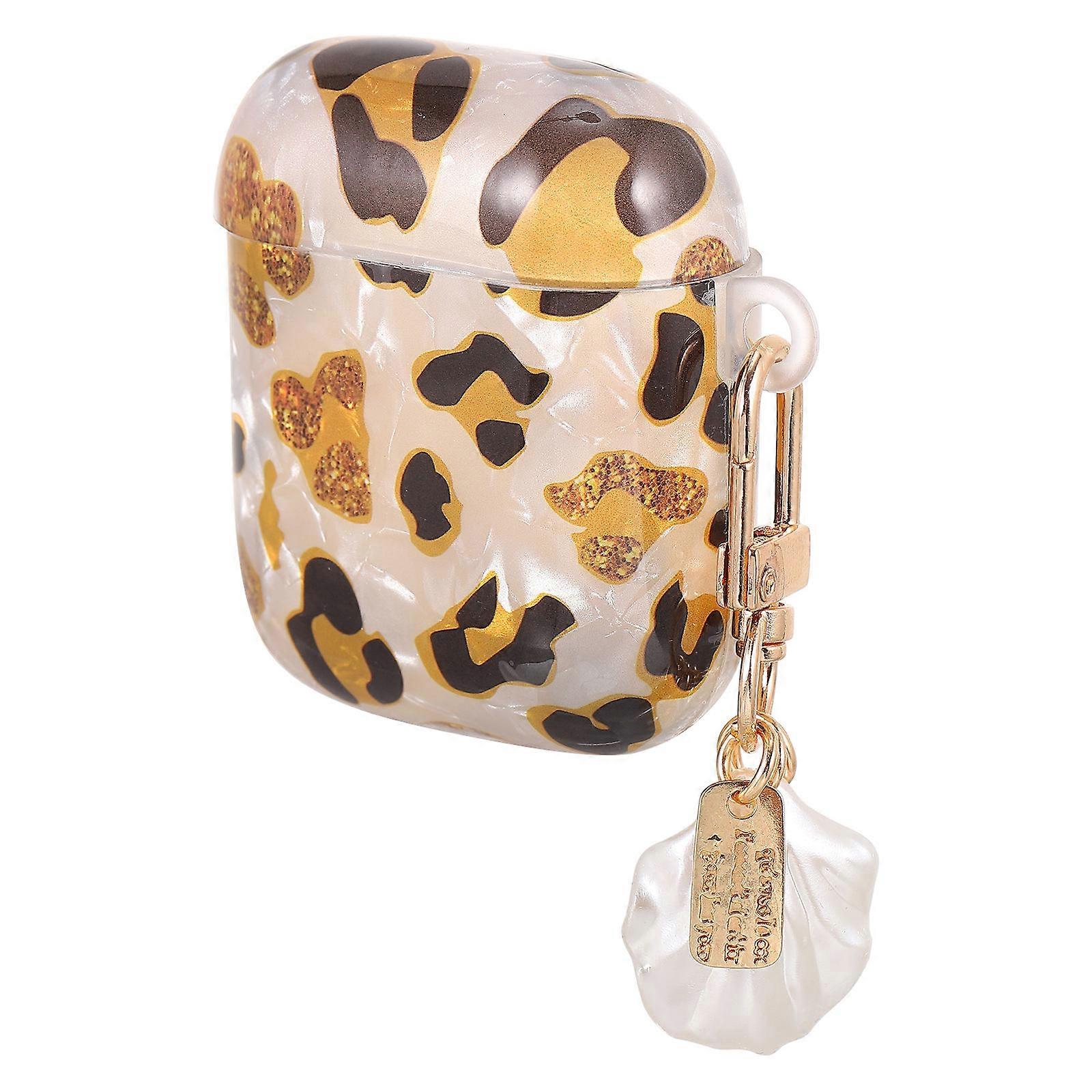 Adorable Leopard Earphone Cover Case for Protection Made of PC Alloy Perfect Gift Compact Design