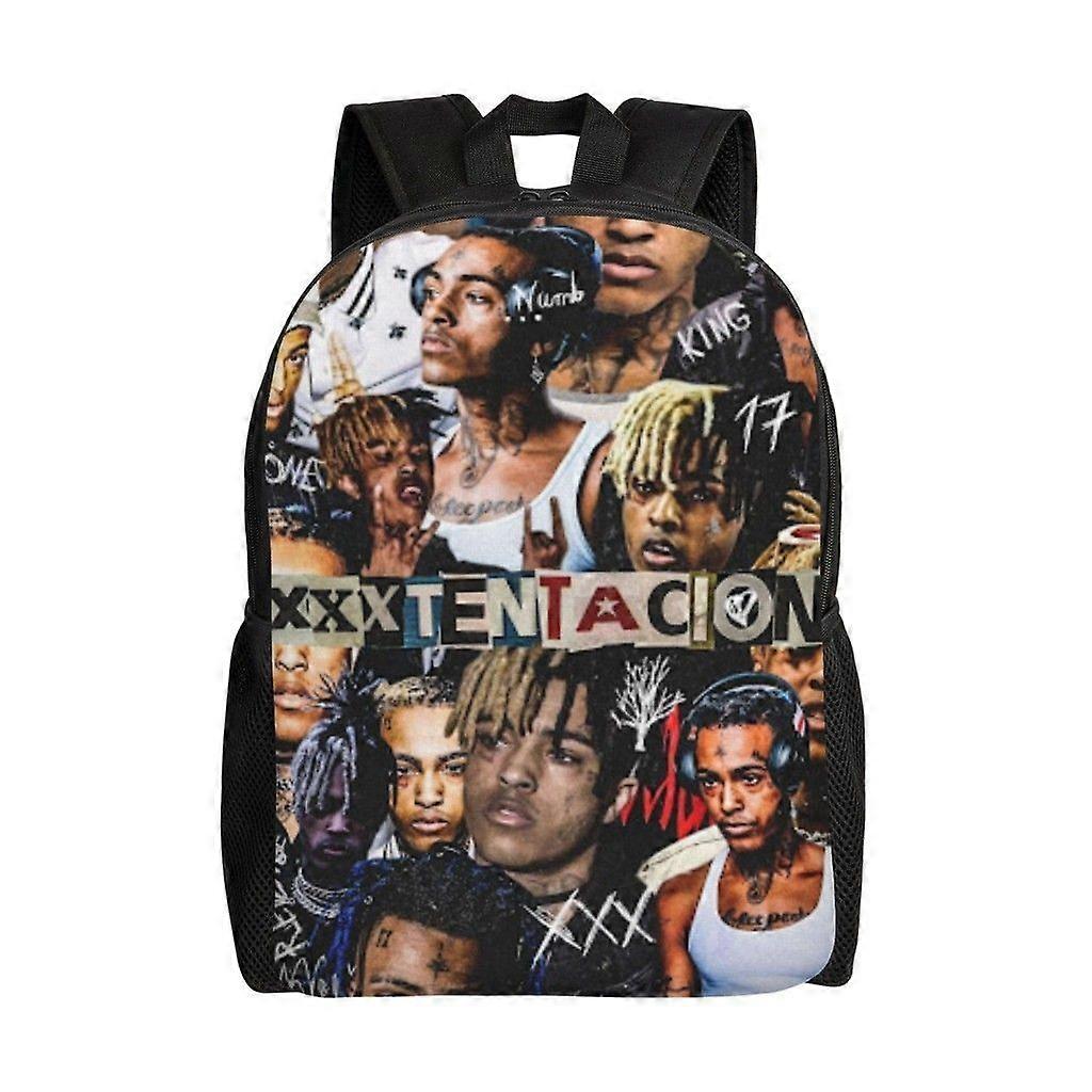 Xxxtentacion حقيبة مدرسية كرتون حقيبة ظهر أزياء للأولاد حقيبة مدرسية للطالب حقيبة ظهر للسفر- hjka125
