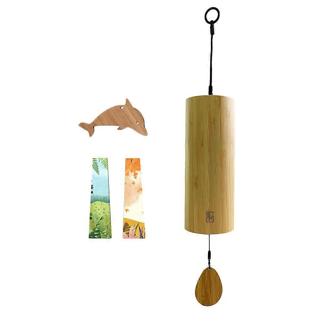 Hand Cranked Wind Chimes for Meditation – Portable Home, Cafe & Garden Decor – Space Saving Design, High Grade Material