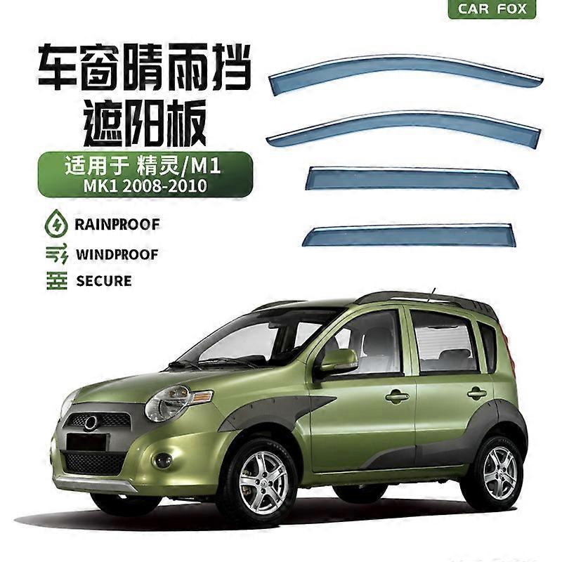 Applies to For Great Wall GWM Peri M1 2008-2010  Car Window Visor Awning Shelters Windshield Side Window Rain Sun Shade Auto Accessories