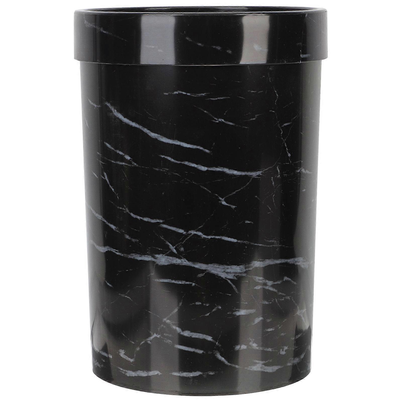 Marble Garbage Can Bathroom Home Use Simple Design 1Pack