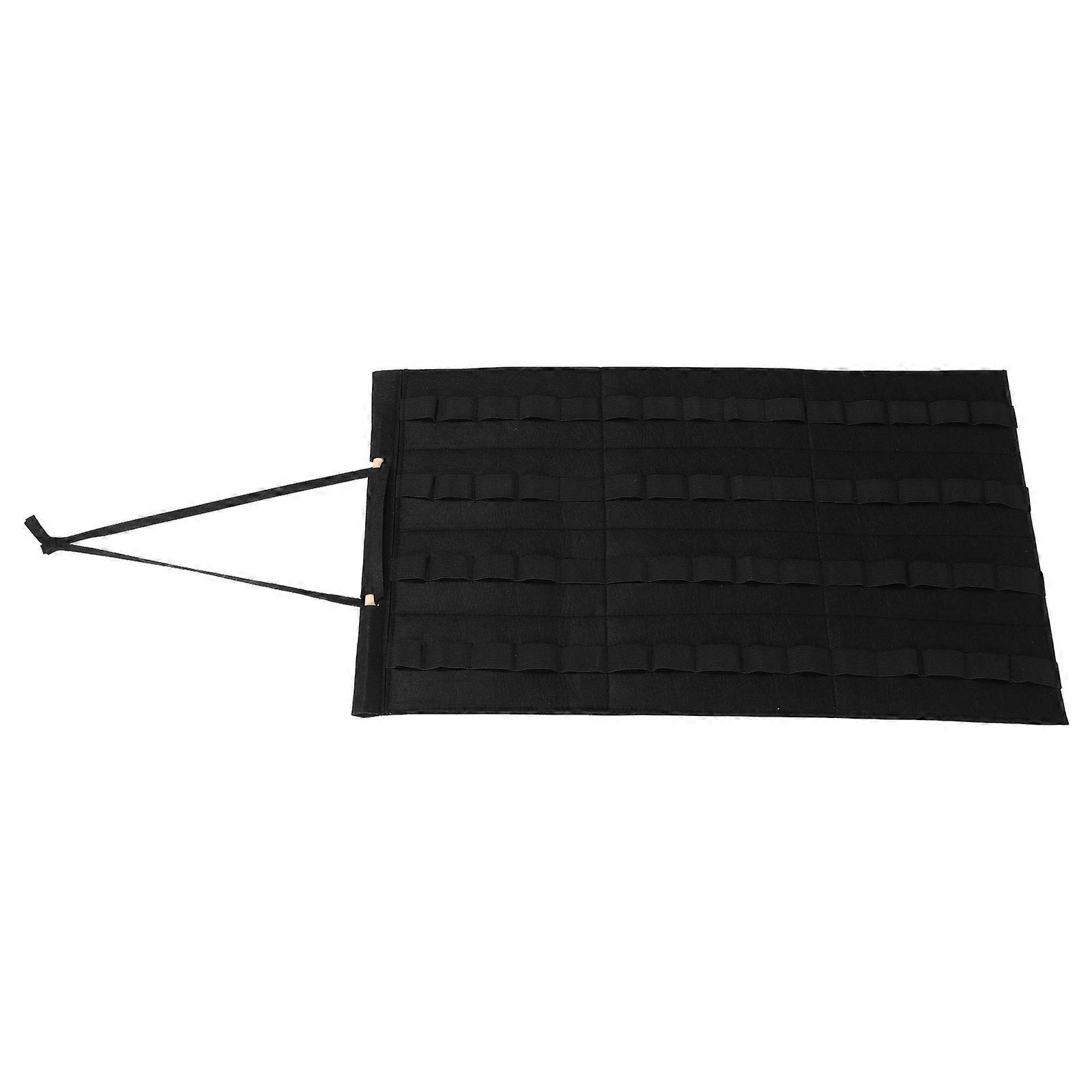 Taekwondo Belt Organizer Wall-mounted Display Case For Home Decor In Black With Storage Function 1Pcs