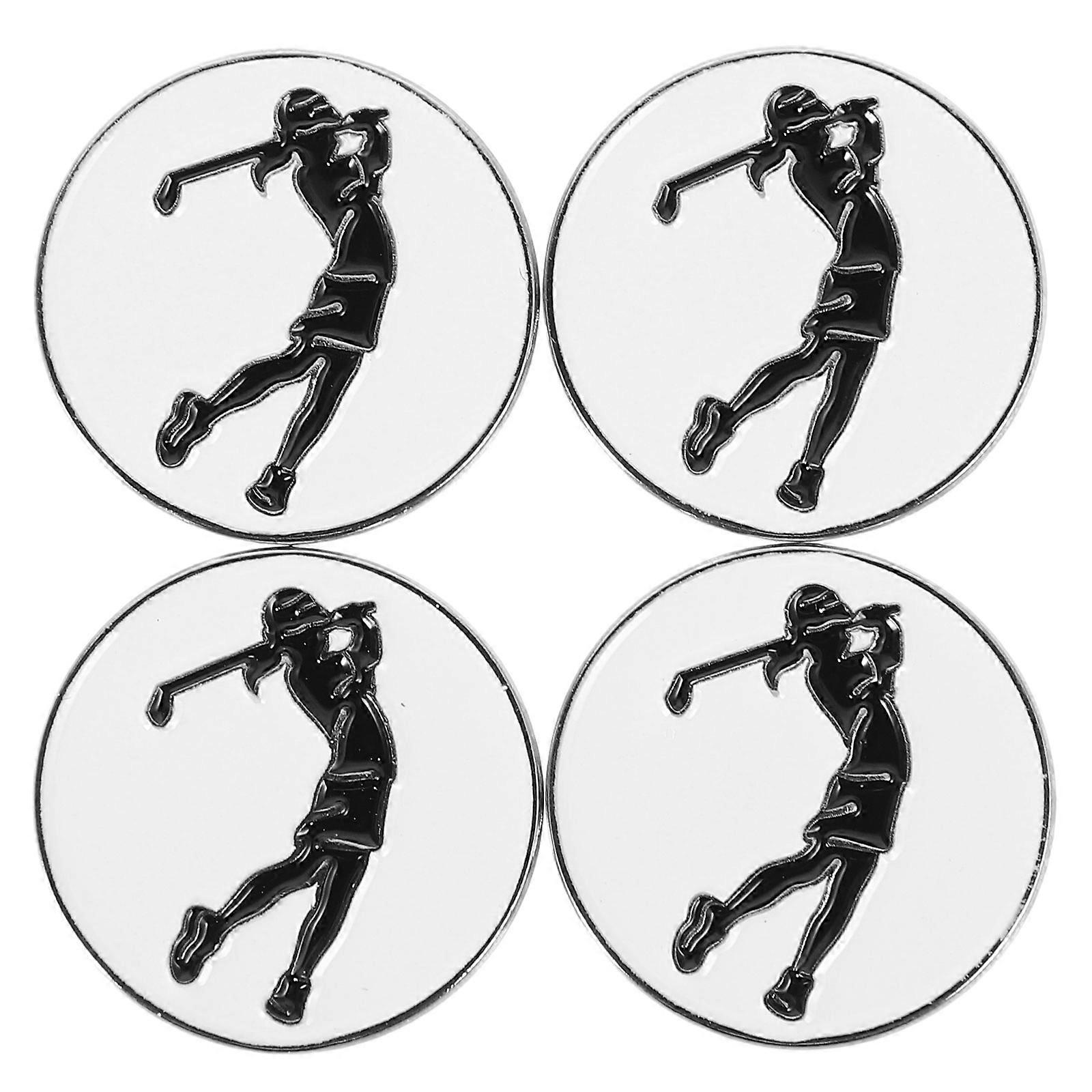 اكسسوارات الجولف 4 قطع قبعة كليب للنساء تتميز بعلامات مثالية لملعب الجولف ومرفق آمن للسفر