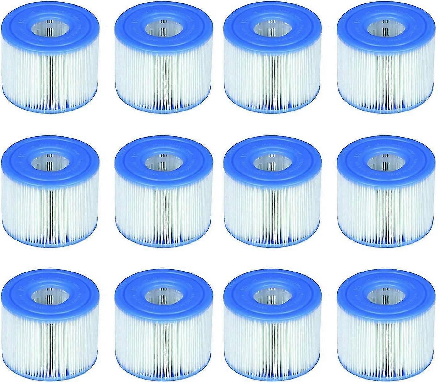 Typ S1 Filterkartusche für Intex PureSpa Whirlpool Modelle, 29001E, 12er Pack Edition 0729