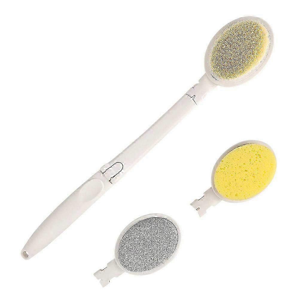 Foldable Long-Handled Back Brush - Adjustable Reach for Effortless Bathing & Exfoliating Scrubber
