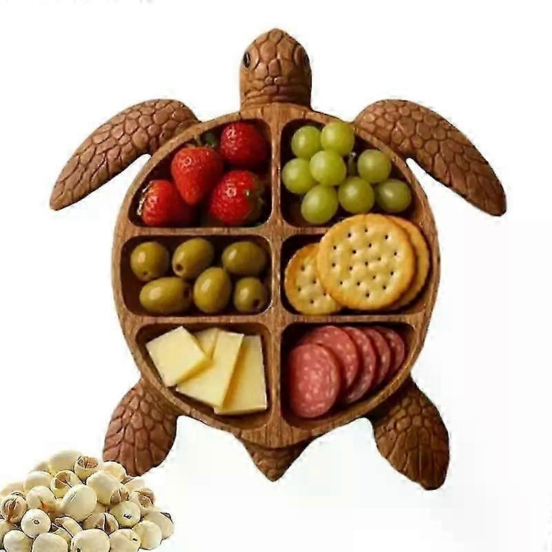 Charcuterie Boards Turtle Serving Tray Cheese Board Wooden Platter Dinner Plates Snack Plate Table Decor