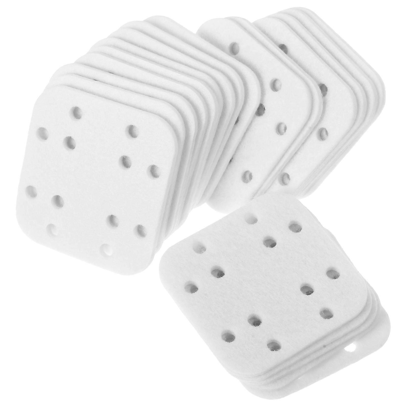 Reusable Humidifier Pads 20Pcs Aromatherapy Diffuser Accessories Scale Removal Office Use Cotton